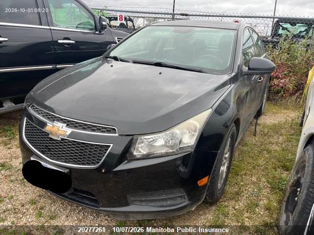 20277261 :رقم المزاد ، 1G1PE5SB3D7272477 vin ، 2013 Chevrolet Cruze Lt Turbo مزاد بيع