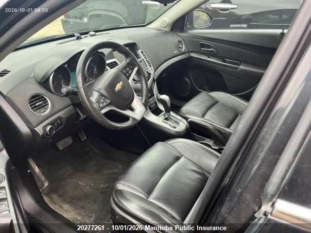 20277261 :رقم المزاد ، 1G1PE5SB3D7272477 vin ، 2013 Chevrolet Cruze Lt Turbo مزاد بيع