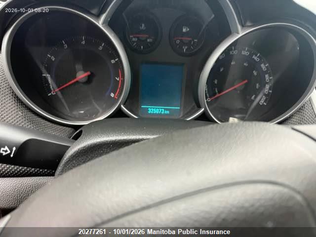 20277261 :رقم المزاد ، 1G1PE5SB3D7272477 vin ، 2013 Chevrolet Cruze Lt Turbo مزاد بيع