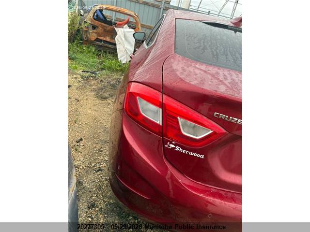 Aukcja sprzedaży 2017 Chevrolet Cruze Premier Turbo, vin: 3G1BF5SM6HS519054, numer aukcji: 20277305