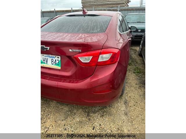 Aukcja sprzedaży 2017 Chevrolet Cruze Premier Turbo, vin: 3G1BF5SM6HS519054, numer aukcji: 20277305