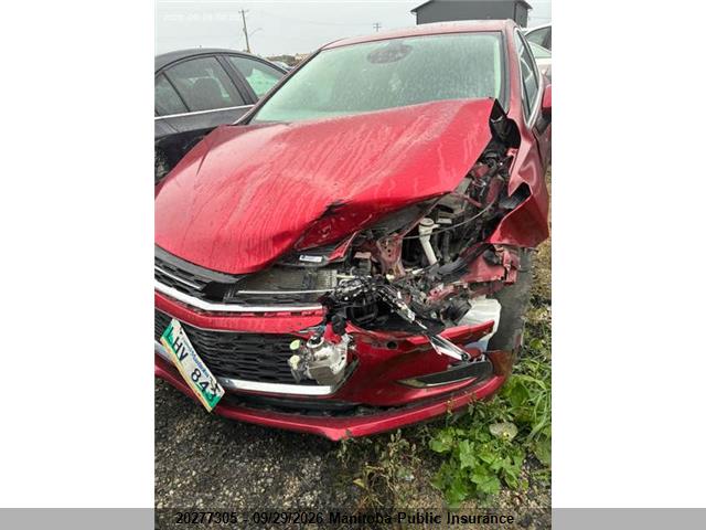Aukcja sprzedaży 2017 Chevrolet Cruze Premier Turbo, vin: 3G1BF5SM6HS519054, numer aukcji: 20277305
