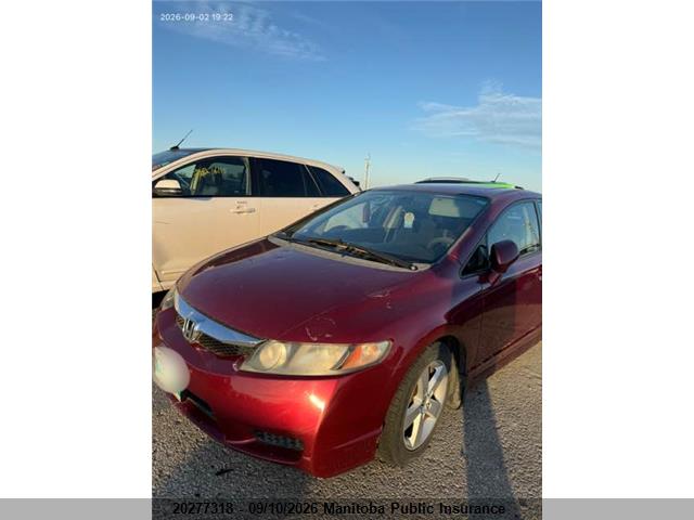 2009 Honda Civic Sport მანქანა იყიდება აუქციონზე, vin: 2HGFA16679H105671, აუქციონის ნომერი: 20277318