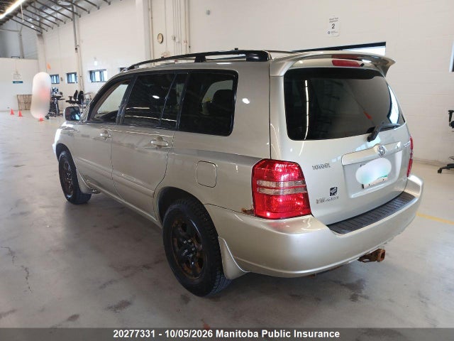 Продаж на аукціоні авто 2003 Toyota Highlander V6, vin: JTEHF21AX30121901, номер лоту: 20277331