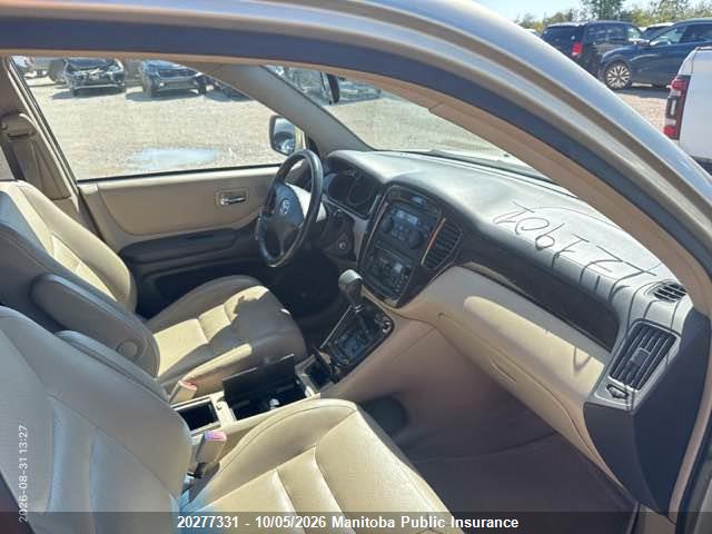 Продаж на аукціоні авто 2003 Toyota Highlander V6, vin: JTEHF21AX30121901, номер лоту: 20277331