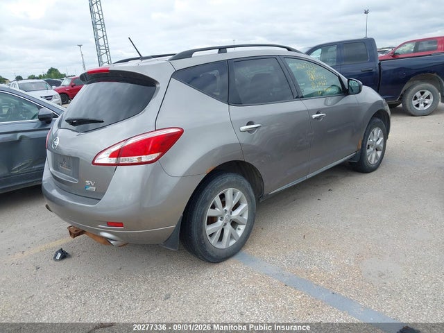 Auction sale of the 2012 Nissan Murano Sv, vin: JN8AZ1MW7CW214827, lot number: 20277336