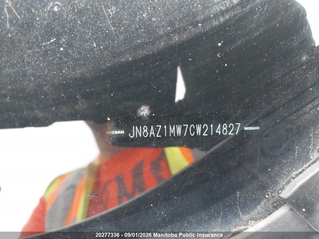 Auction sale of the 2012 Nissan Murano Sv, vin: JN8AZ1MW7CW214827, lot number: 20277336