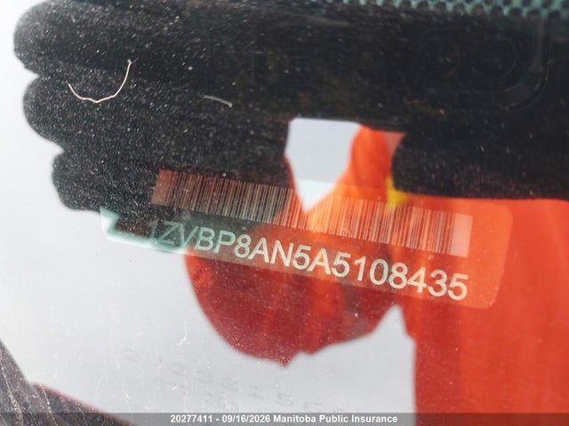 Aukcja sprzedaży 2010 Ford Mustang, vin: 1ZVBP8AN5A5108435, numer aukcji: 20277411