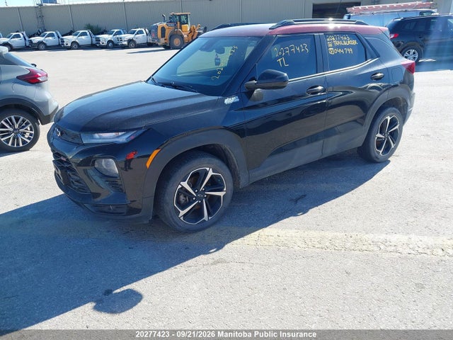 20277423 :رقم المزاد ، KL79MUSL1NB044799 vin ، 2022 Chevrolet Trailblazer Rs Turbo مزاد بيع