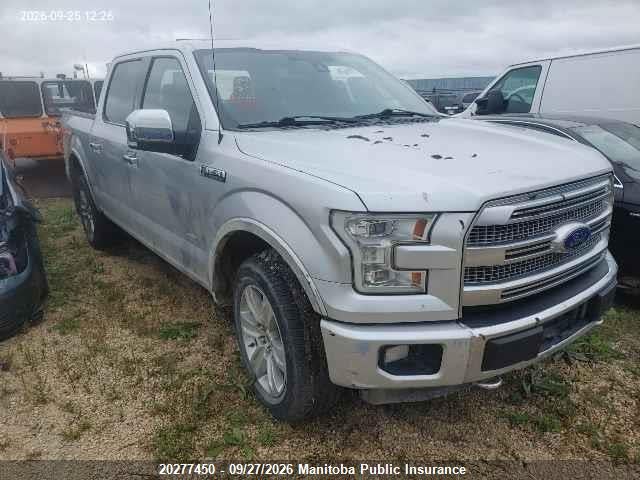 Aukcja sprzedaży 2015 Ford F150 Platinum Supercrew, vin: 1FTEW1EG4FFA31841, numer aukcji: 20277450