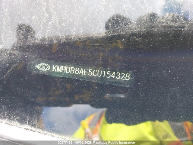 2012 Hyundai Elantra Touring Gl მანქანა იყიდება აუქციონზე, vin: KMHDB8AE5CU154328, აუქციონის ნომერი: 20277466