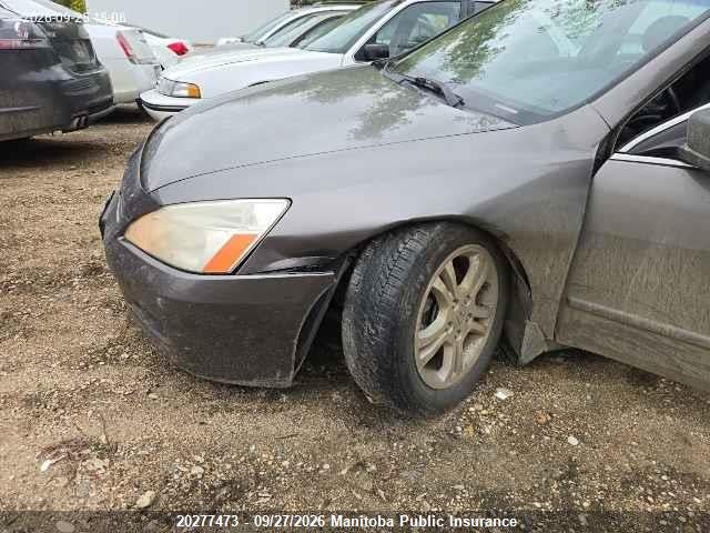 2007 Honda Accord Ex-l მანქანა იყიდება აუქციონზე, vin: 1HGCM56787A813420, აუქციონის ნომერი: 20277473