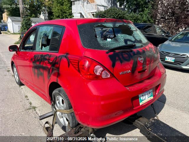 2010 Nissan Versa 1.8 Sl მანქანა იყიდება აუქციონზე, vin: 3N1BC1CP6AL453349, აუქციონის ნომერი: 20277510