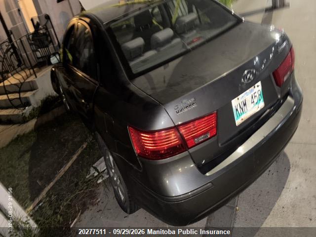 20277511 :رقم المزاد ، 5NPET46C69H519897 vin ، 2009 Hyundai Sonata Gl مزاد بيع