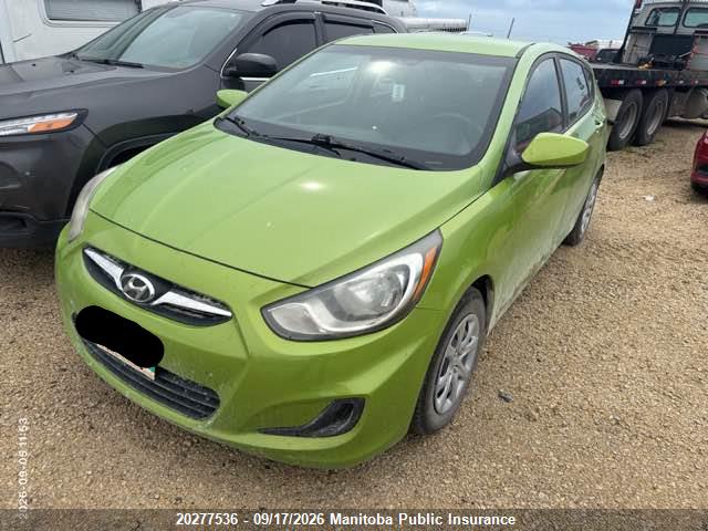 Продаж на аукціоні авто 2013 Hyundai Accent Gl, vin: KMHCT5AE6DU091507, номер лоту: 20277536
