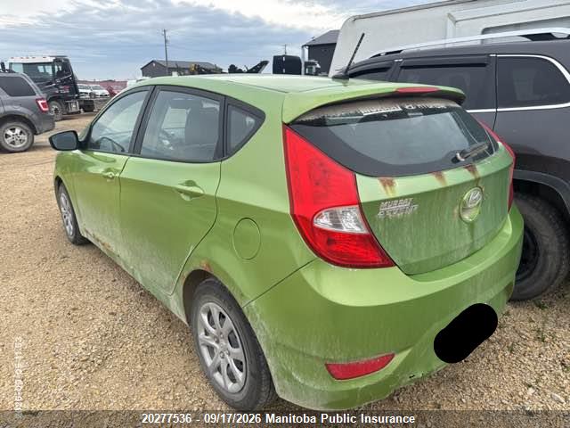 Продаж на аукціоні авто 2013 Hyundai Accent Gl, vin: KMHCT5AE6DU091507, номер лоту: 20277536