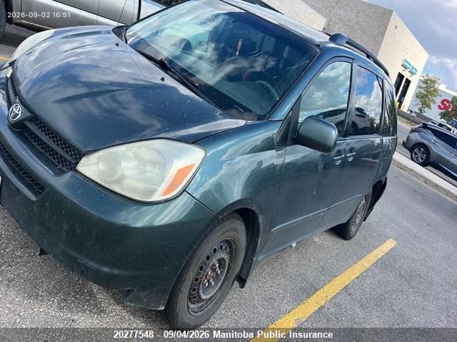 Auction sale of the 2005 Toyota Sienna Le V6 Le V6, vin: 5TDZA23C25S314677, lot number: 20277548
