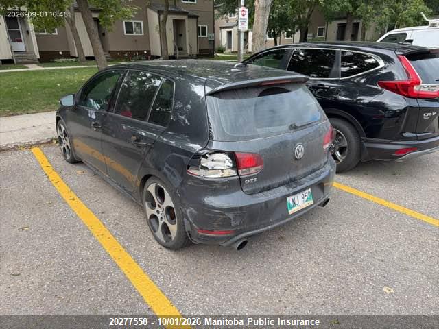 20277558 :رقم المزاد ، WVWHV7AJ9BW238062 vin ، 2011 Volkswagen Gti 2.0t مزاد بيع