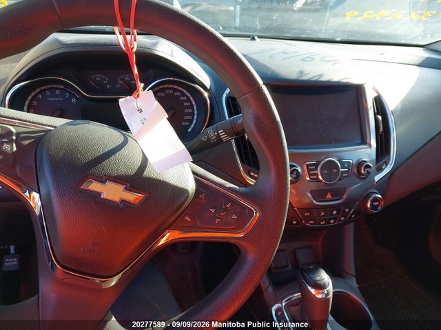 20277589 :رقم المزاد ، 1G1BE5SM2G7322429 vin ، 2016 Chevrolet Cruze Lt Turbo مزاد بيع