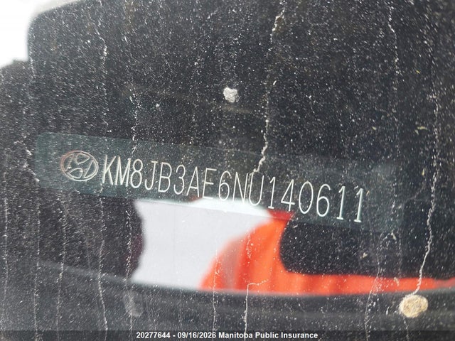 Aukcja sprzedaży 2022 Hyundai Tucson Essential, vin: KM8JB3AE6NU140611, numer aukcji: 20277644