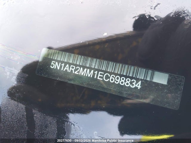 Aukcja sprzedaży 2014 Nissan Pathfinder S, vin: 5N1AR2MM1EC698834, numer aukcji: 20277650