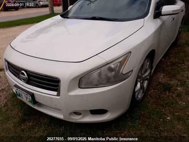 Продаж на аукціоні авто 2012 Nissan Maxima 3.5 Sv, vin: 1N4AA5AP9CC804025, номер лоту: 20277655