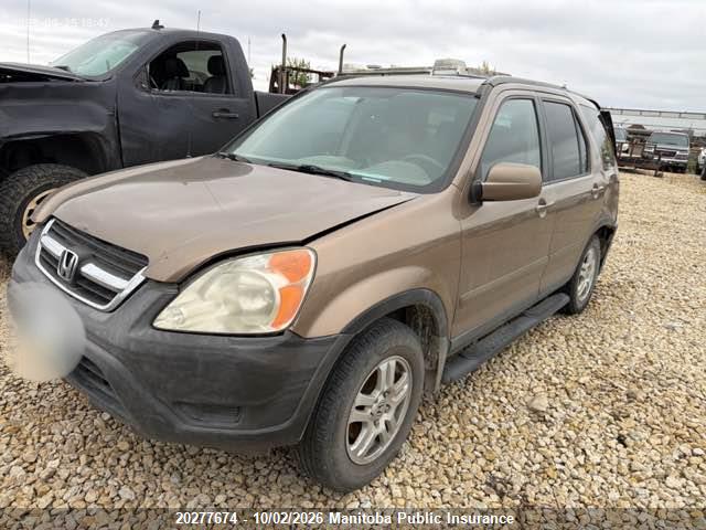 20277674 :رقم المزاد ، JHLRD789X2C806634 vin ، 2002 Honda Cr-v مزاد بيع