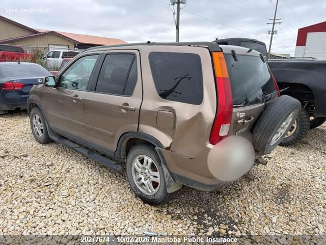 20277674 :رقم المزاد ، JHLRD789X2C806634 vin ، 2002 Honda Cr-v مزاد بيع