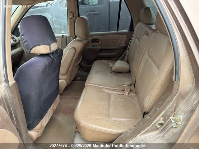 20277674 :رقم المزاد ، JHLRD789X2C806634 vin ، 2002 Honda Cr-v مزاد بيع