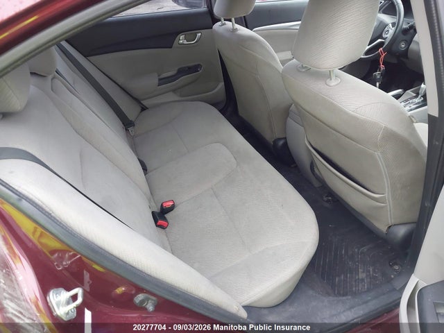 2013 Honda Civic Ex მანქანა იყიდება აუქციონზე, vin: 2HGFB2F57DH004133, აუქციონის ნომერი: 20277704