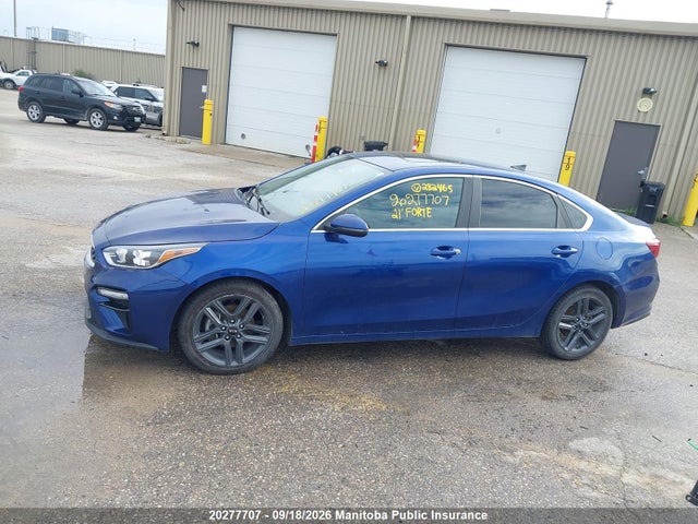 2021 Kia Forte Ex+ მანქანა იყიდება აუქციონზე, vin: 3KPF54AD2ME282465, აუქციონის ნომერი: 20277707