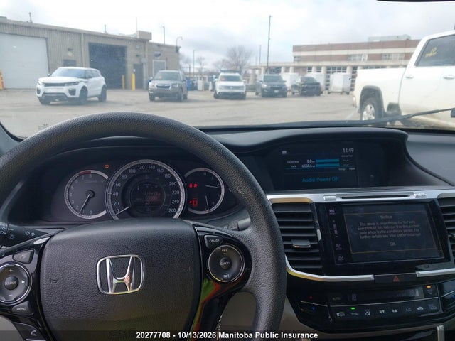 Продажа на аукционе авто 2016 Honda Accord Lx, vin: 1HGCR2F37GA805242, номер лота: 20277708