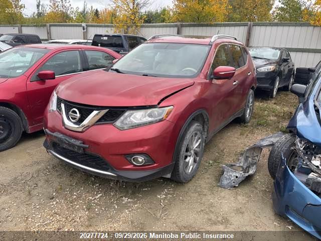 Nissan Rogue Sl 2014 5N1AT2MV7EC860511 Image 2