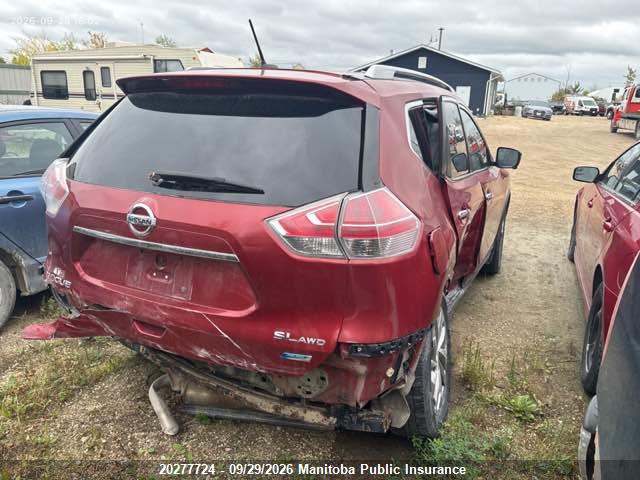 Nissan Rogue Sl 2014 5N1AT2MV7EC860511 Image 4