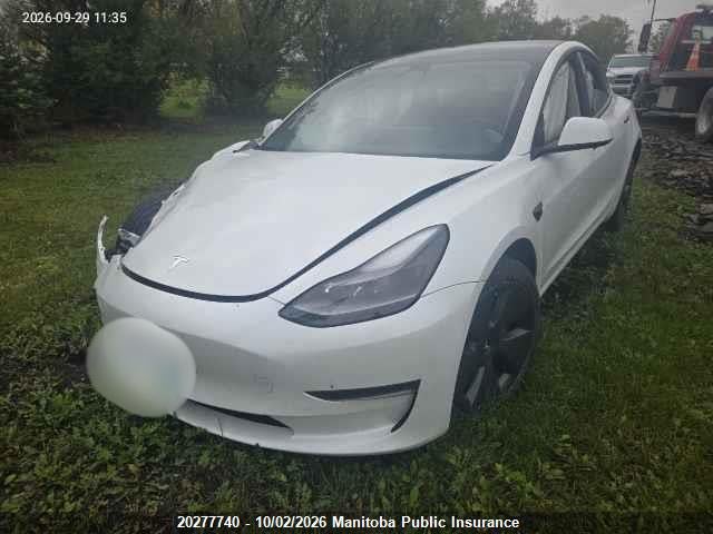 20277740 :رقم المزاد ، 5YJ3E1EAXPF466889 vin ، 2023 Tesla Model 3 Standard Range Plus 50 مزاد بيع