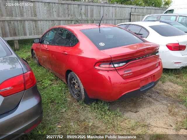 2014 Dodge Dart Sxt მანქანა იყიდება აუქციონზე, vin: 1C3CDFBB0ED730451, აუქციონის ნომერი: 20277762