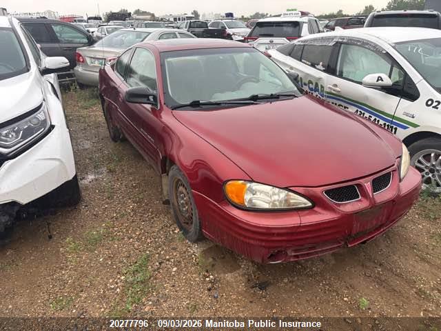 Auction sale of the 2001 Pontiac Grand Am Se, vin: 1G2NF12T91M635007, lot number: 20277796