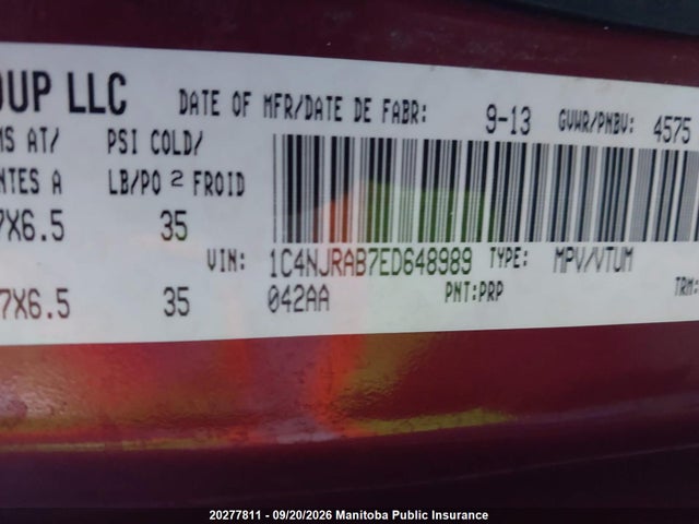 Jeep Patriot North 2014 1C4NJRAB7ED648989 Image 8