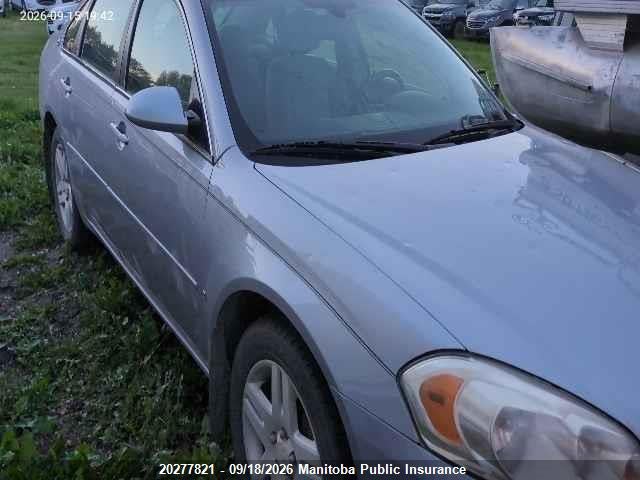 20277821 :رقم المزاد ، 2G1WU581269153706 vin ، 2006 Chevrolet Impala Ltz V6 مزاد بيع