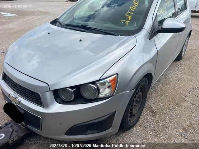 2013 Chevrolet Sonic Lt მანქანა იყიდება აუქციონზე, vin: 1G1JC6EH5D4205088, აუქციონის ნომერი: 20277826