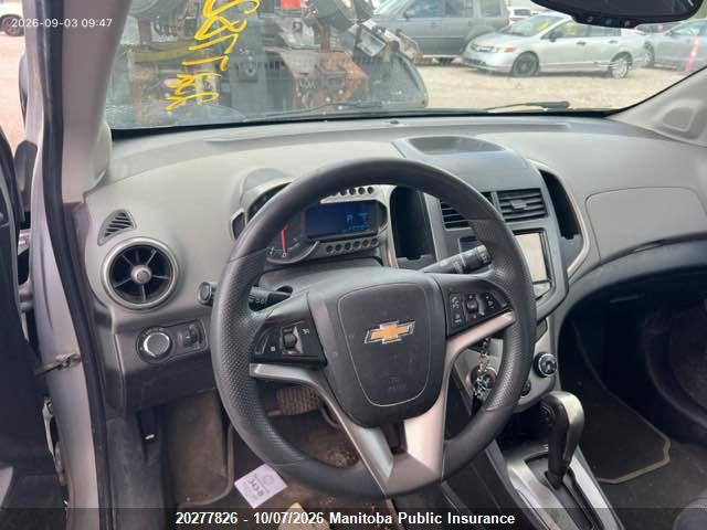 2013 Chevrolet Sonic Lt მანქანა იყიდება აუქციონზე, vin: 1G1JC6EH5D4205088, აუქციონის ნომერი: 20277826
