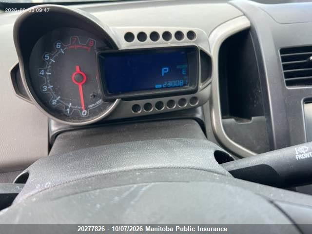 2013 Chevrolet Sonic Lt მანქანა იყიდება აუქციონზე, vin: 1G1JC6EH5D4205088, აუქციონის ნომერი: 20277826