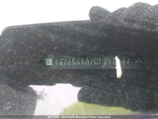 2013 Chevrolet Malibu Lt მანქანა იყიდება აუქციონზე, vin: 1G11C5SA7DF290344, აუქციონის ნომერი: 20277850