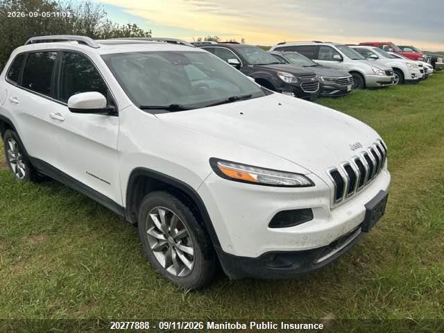20277888 :رقم المزاد ، 1C4PJMDS2HD223417 vin ، 2017 Jeep Cherokee Limited مزاد بيع