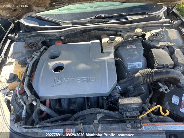 20277891 :رقم المزاد ، 3FADP0L30AR312801 vin ، 2010 Ford Fusion Hybrid مزاد بيع