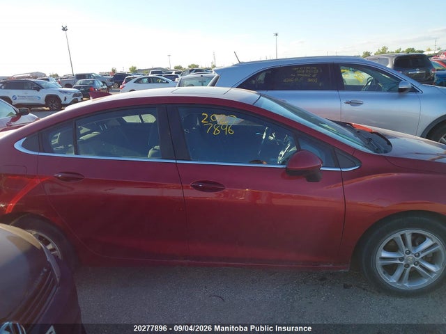 20277896 :رقم المزاد ، 3G1BE5SM8HS603234 vin ، 2017 Chevrolet Cruze Lt Turbo مزاد بيع