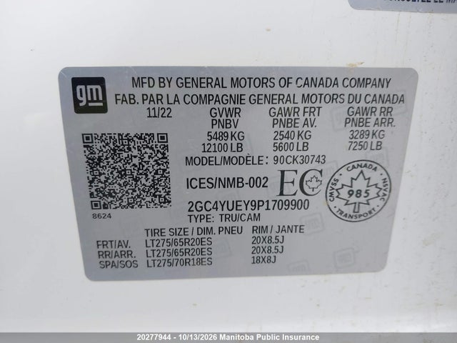 2GC4YUEY9P1709900 Chevrolet Silverado 3500 Ltz Crew Cab