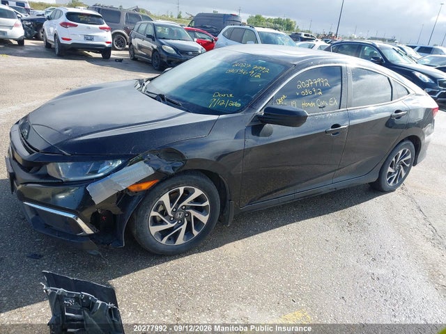 Auction sale of the 2019 Honda Civic Ex, vin: 2HGFC2F7XKH036912, lot number: 20277992