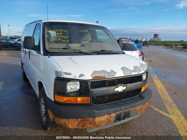 Aukcja sprzedaży 2011 Chevrolet Express 2500 Cargo Van, vin: 1GCWGFCA3B1154129, numer aukcji: 20278000