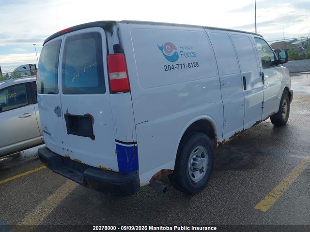 Aukcja sprzedaży 2011 Chevrolet Express 2500 Cargo Van, vin: 1GCWGFCA3B1154129, numer aukcji: 20278000